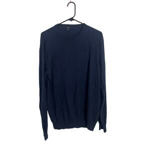 J.Crew Men’s Crewneck Pullover Sweater Navy Blue Size L